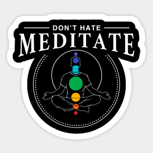 Meditation Love Sticker